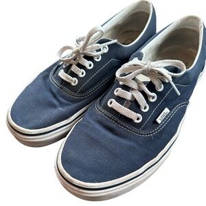 Vans Men's Dark Blue Canvas Sneakers